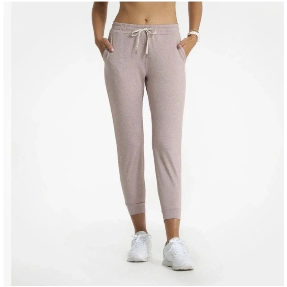 Vuori Performance Jogger Womens Mauve Pink Heathered DreamKnit Yoga Pants Large